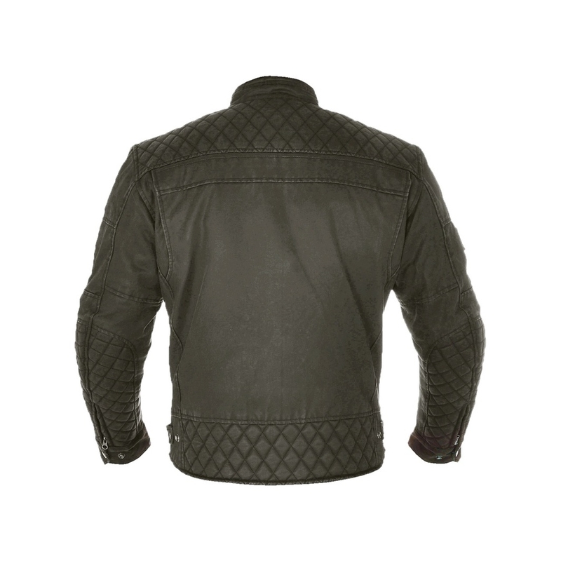 Giacca da moto Oxford Hardy Wax verde scuro Saldi