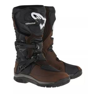 Stivali da moto Alpinestars Corozal Adventure Oiled Drystar Marrone e Nero