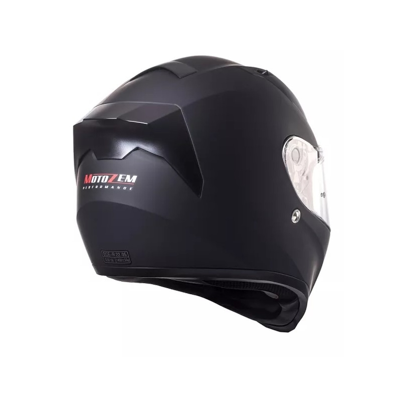 Casco moto integrato Street Racer SR I1 MotoZem Performance nero opaco Saldi