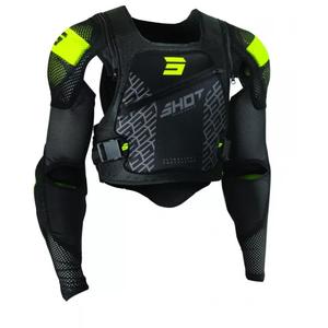 Protezioni per bambini Shot Ultralight 2.0 nero-giallo fluo