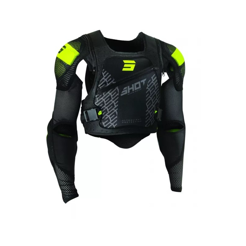 Protezioni per bambini Shot Ultralight 2.0 nero-giallo fluo