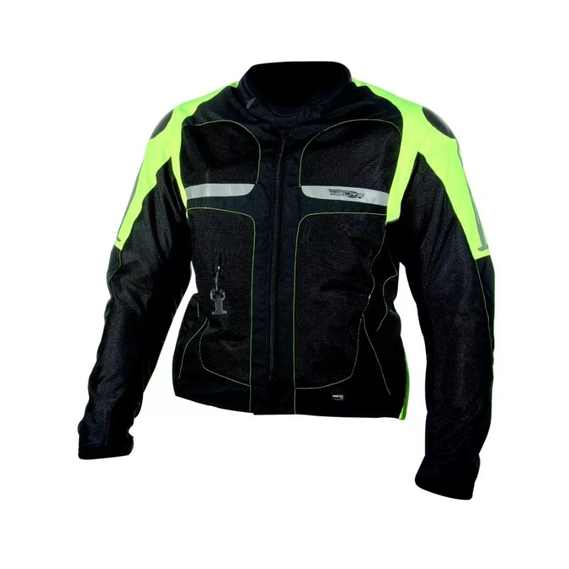 Giacca airbag HELITE Vented nero-giallo fluo