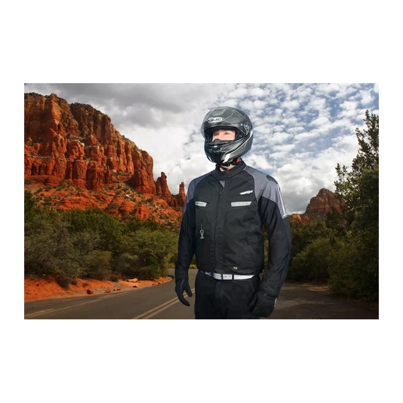 Airbagová bunda HELITE Vented černo-šedá výprodej