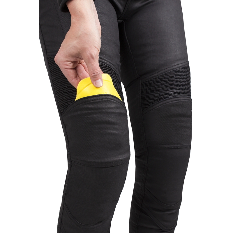 Jeans da motociclista da donna Ozone Roxy neri