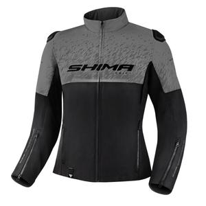Giacca da moto da donna Shima Drift nero-grigio