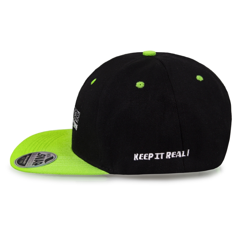 Cappello per ruote nero-verde Saldi