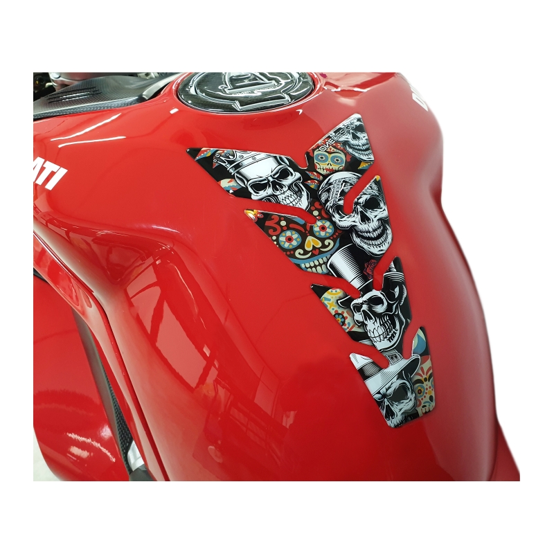 Stampa dell'adesivo del serbatoio del carburante - Max Skulls2