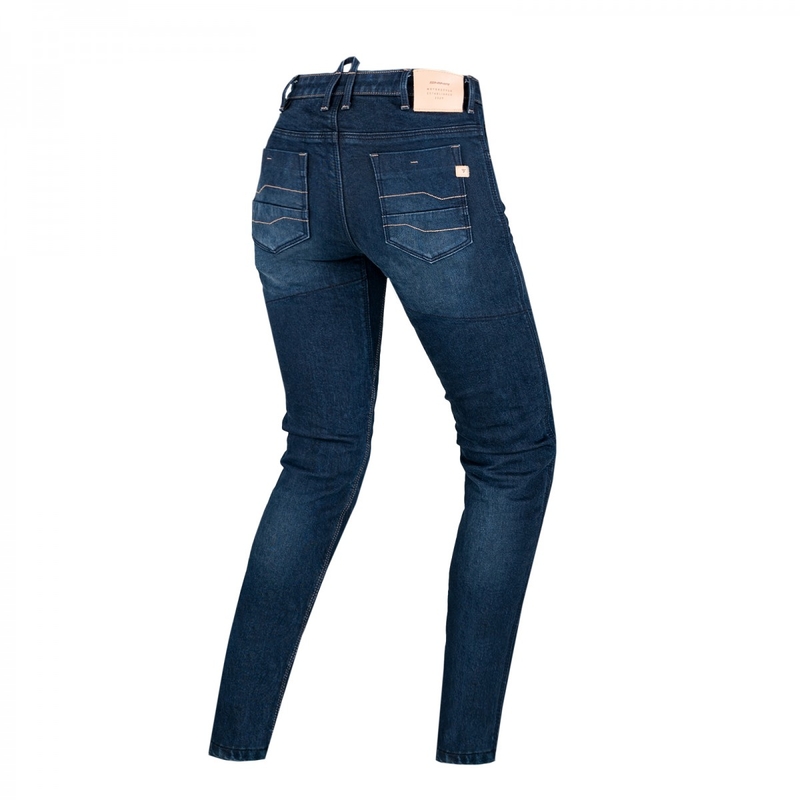 Jeans da moto Shima Devon da donna blu scuro esteso