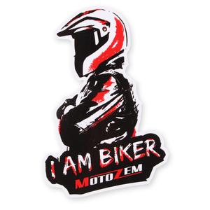 Adesivo MotoZem I Am Biker - Uomo