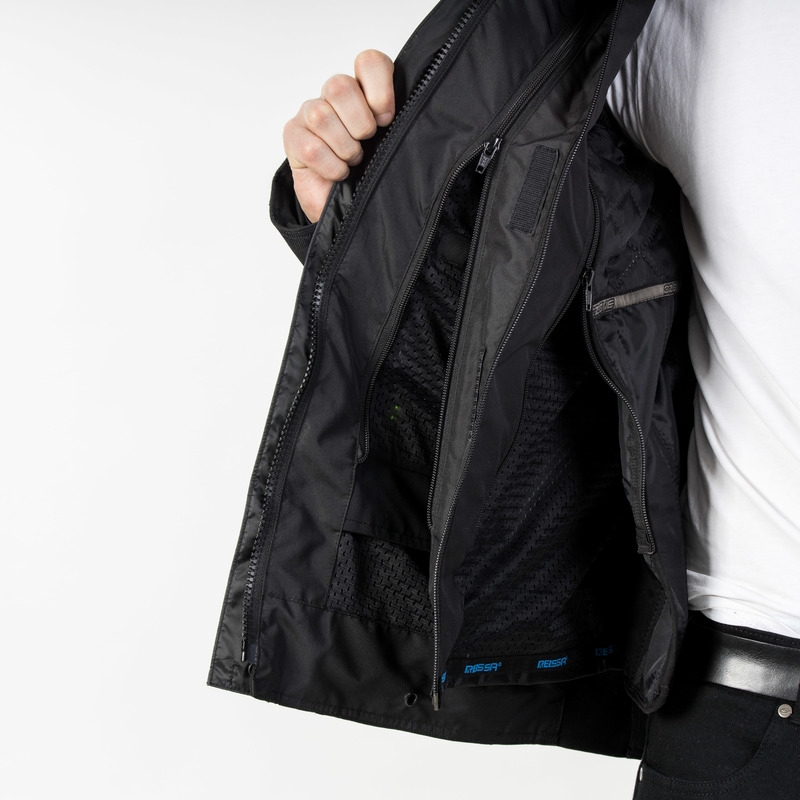 Giacca da moto Ozone Tour III nero