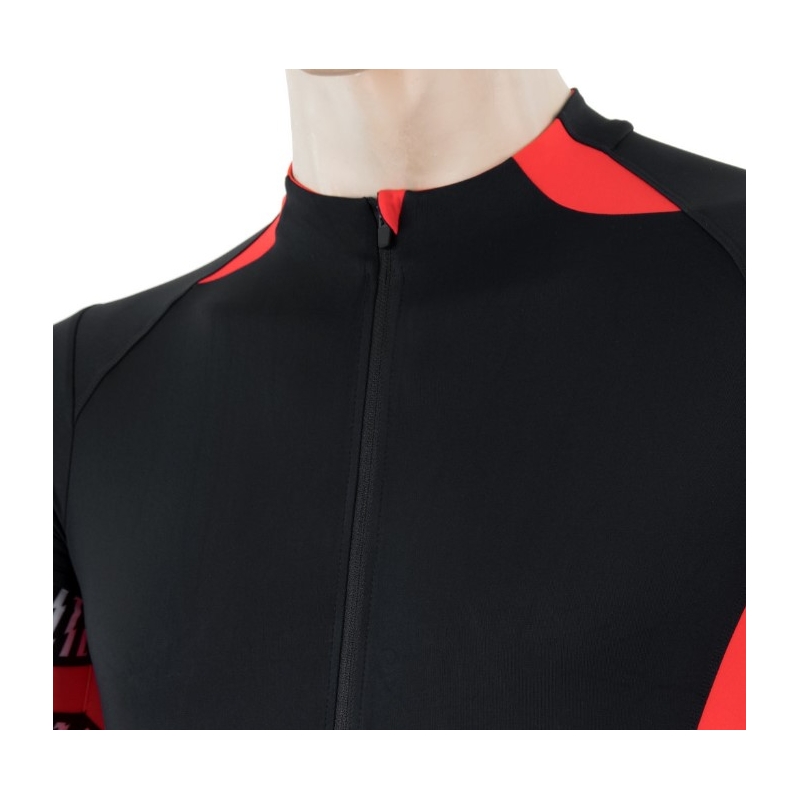 Maglia Sensor Race nero-rosso - manica corta Saldi