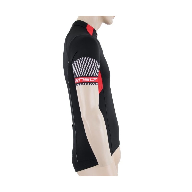 Maglia Sensor Race nero-rosso - manica corta Saldi