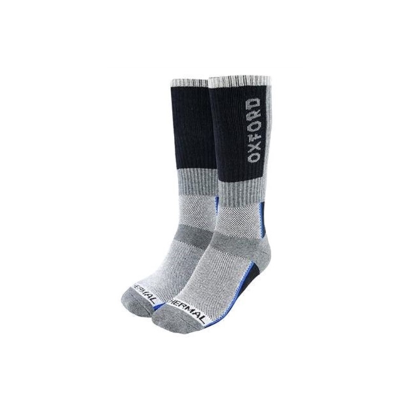 Calze termiche Oxford grigio-nero-blu