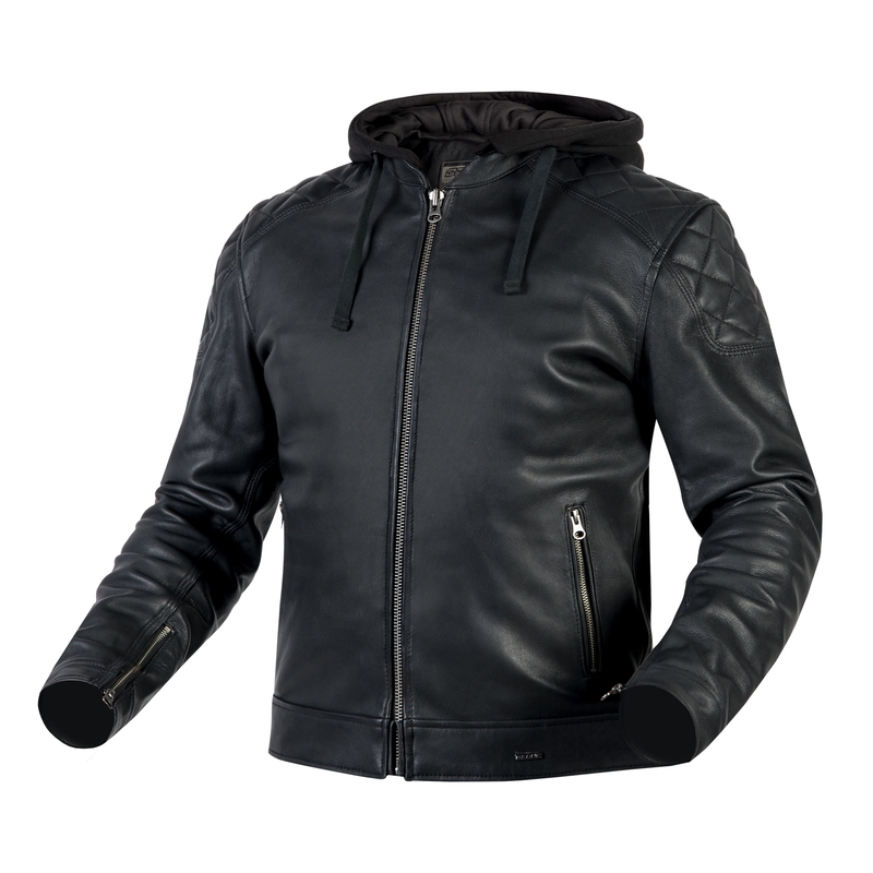 Giacca da moto Ozone Striker nera Saldi