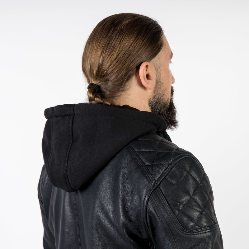 Giacca da moto Ozone Striker nera Saldi