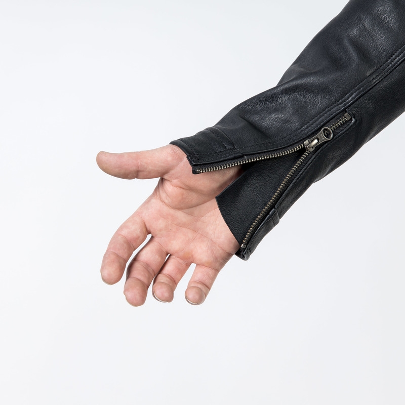 Giacca da moto Ozone Striker nera Saldi
