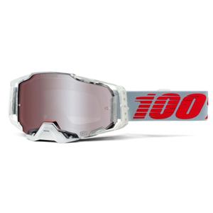 Occhiali da motocross 100% ARMEGA X-Ray-Hiper plexi argento