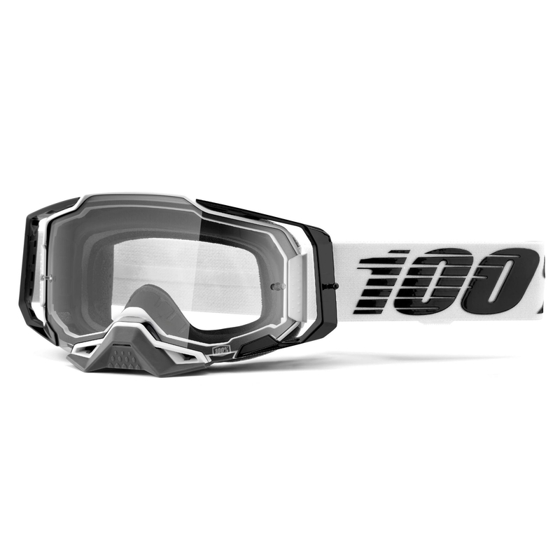 Occhiali da motocross 100% ARMEGA Atmos clear plexi