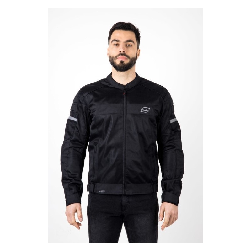 Giacca da moto Ozone Dart nera