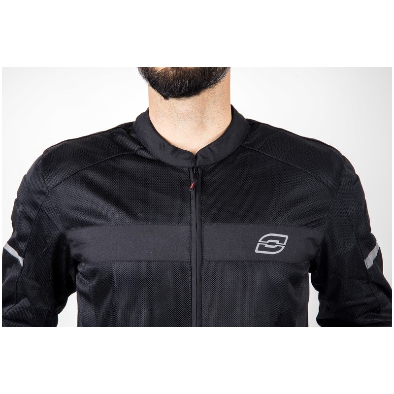 Giacca da moto Ozone Dart nera