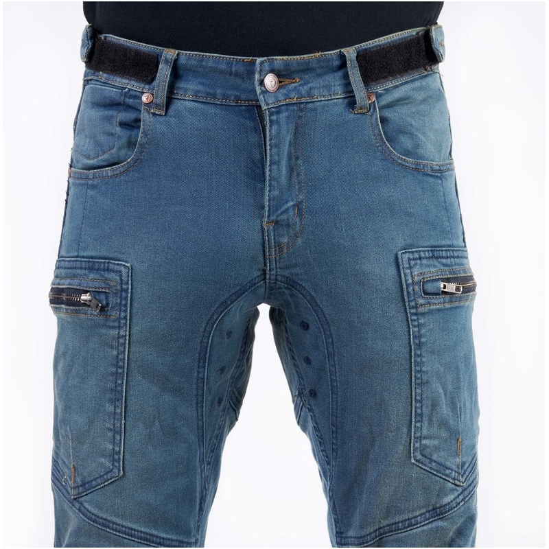 Jeans da motociclista Rebelhorn Urban III, blu