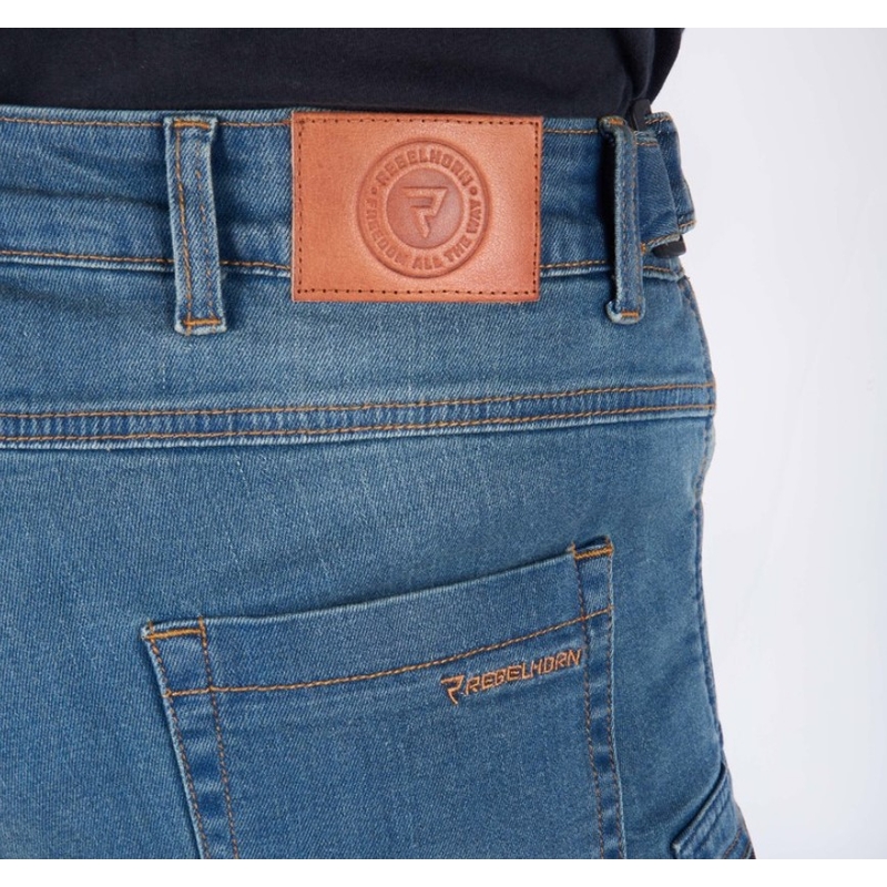 Jeans da motociclista Rebelhorn Urban III, blu