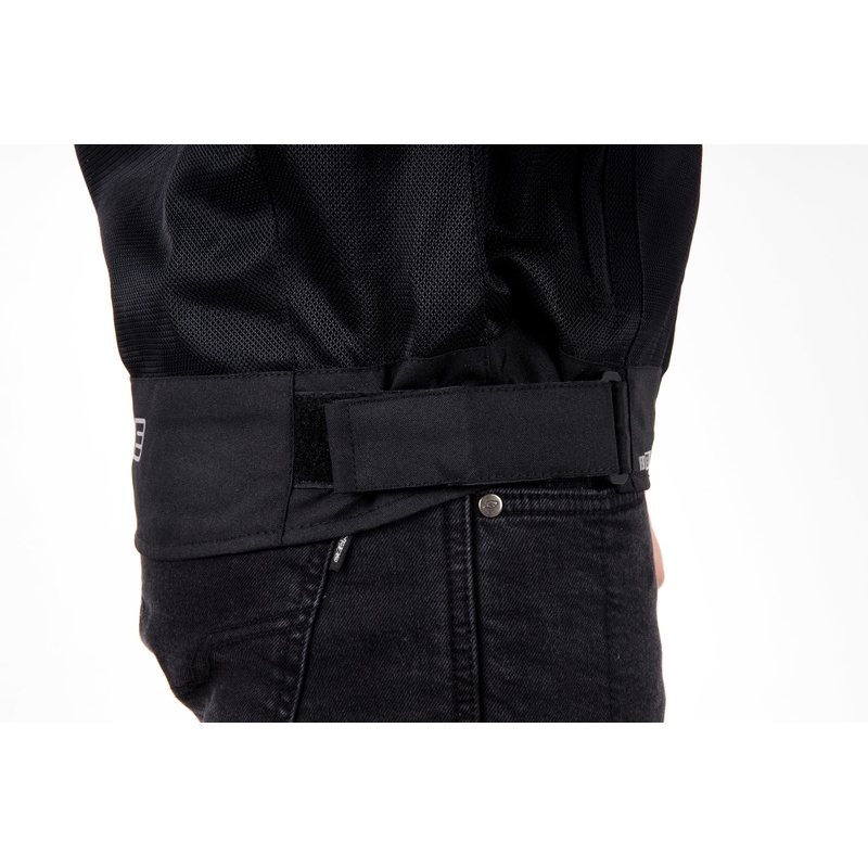 Giacca da moto Ozone Dart nero-giallo fluo