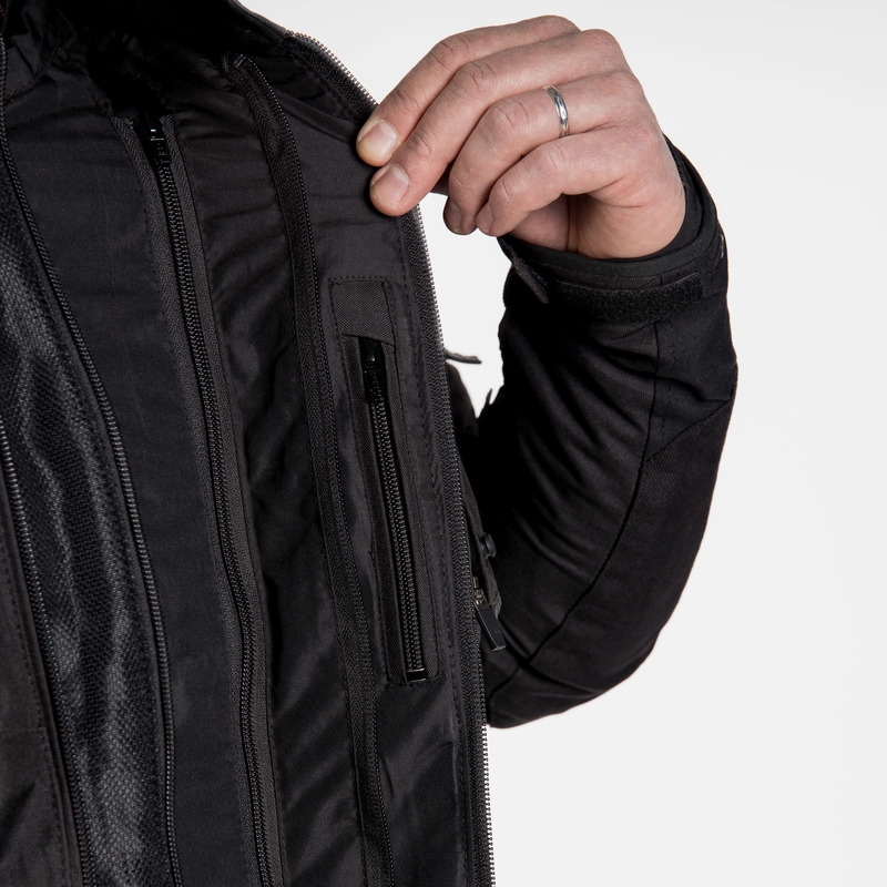 Rebelhorn Borg - Giacca da moto nera Saldi