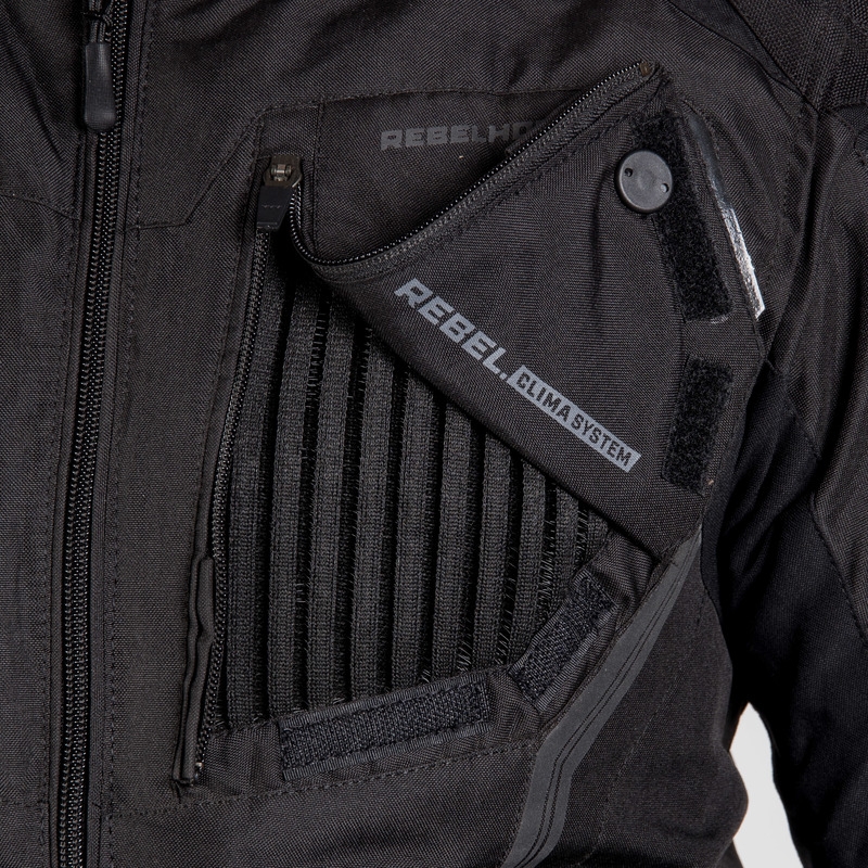 Rebelhorn Borg - Giacca da moto nera Saldi