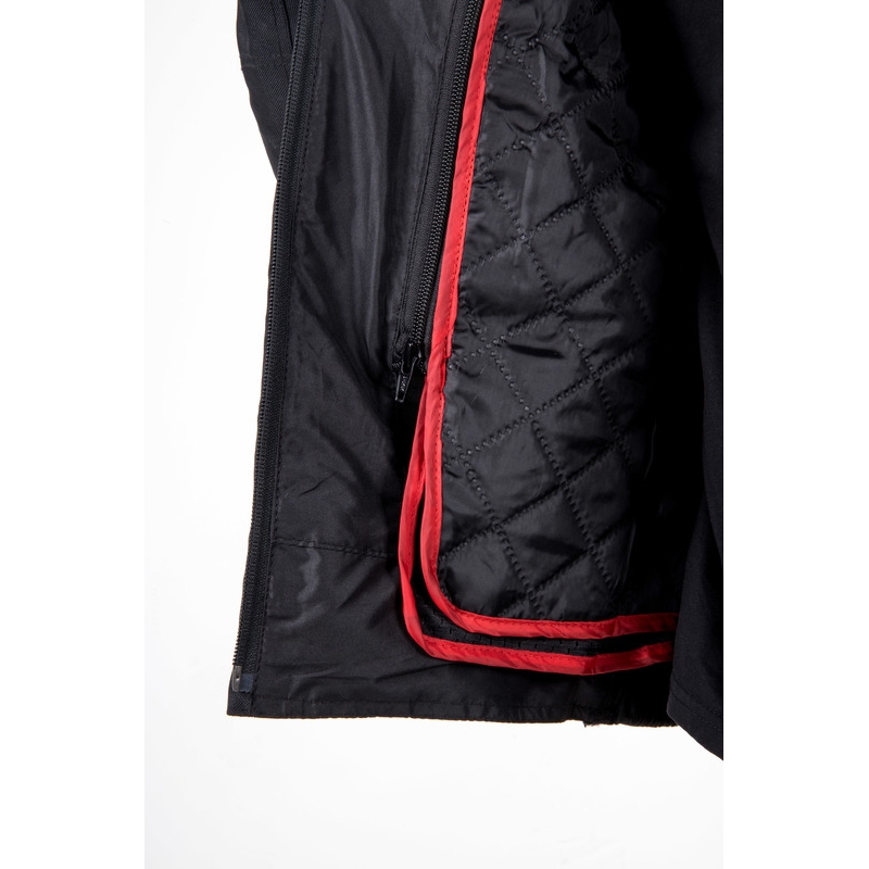 Giacca da moto Ozone Pulse nero-giallo fluo