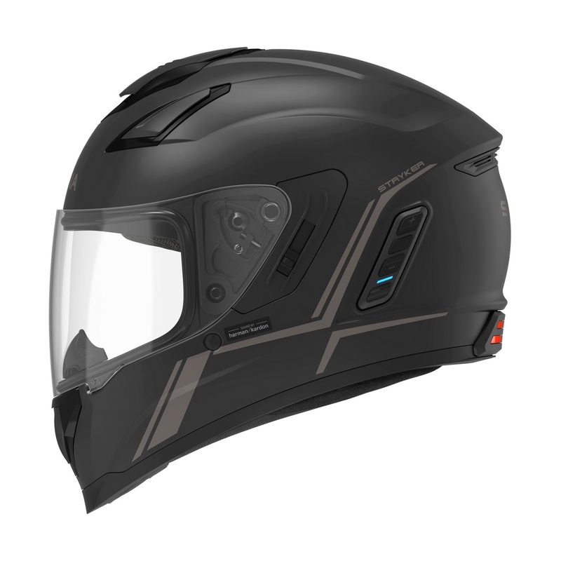 Integrální přilba na motorku s Mesh headsetem SENA Stryker černá matná