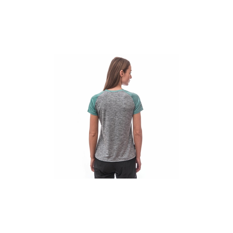 SENSOR CYKLO CHARGER maglia libera donna grigio/menta Saldi
