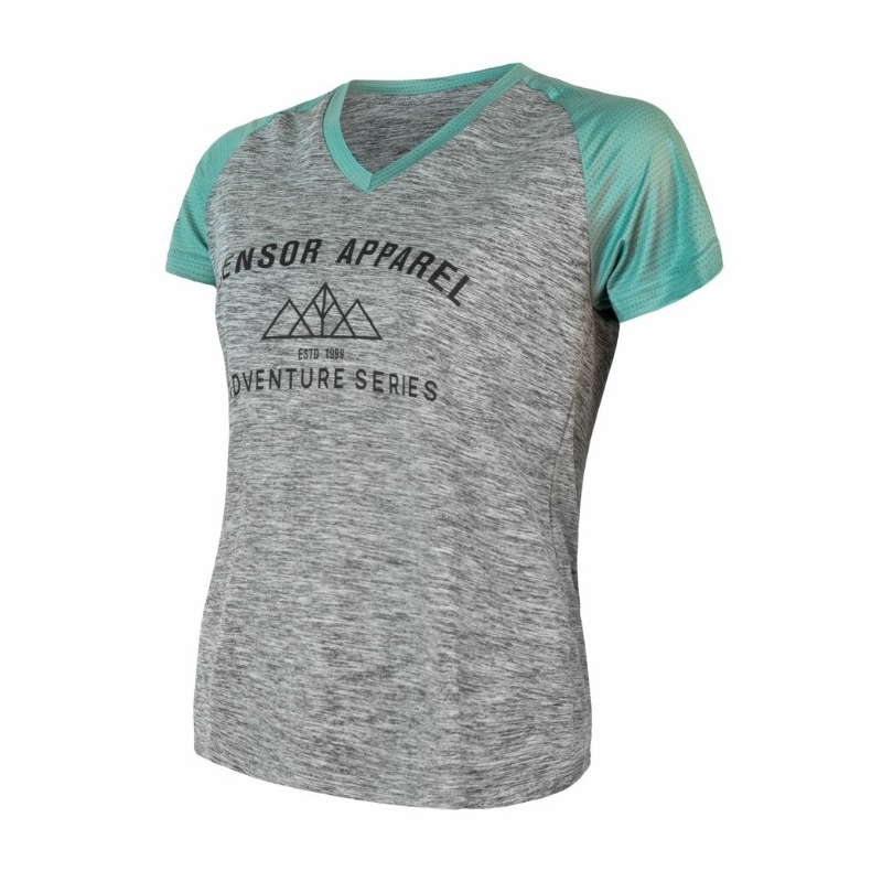 SENSOR CYKLO CHARGER maglia libera donna grigio/menta Saldi