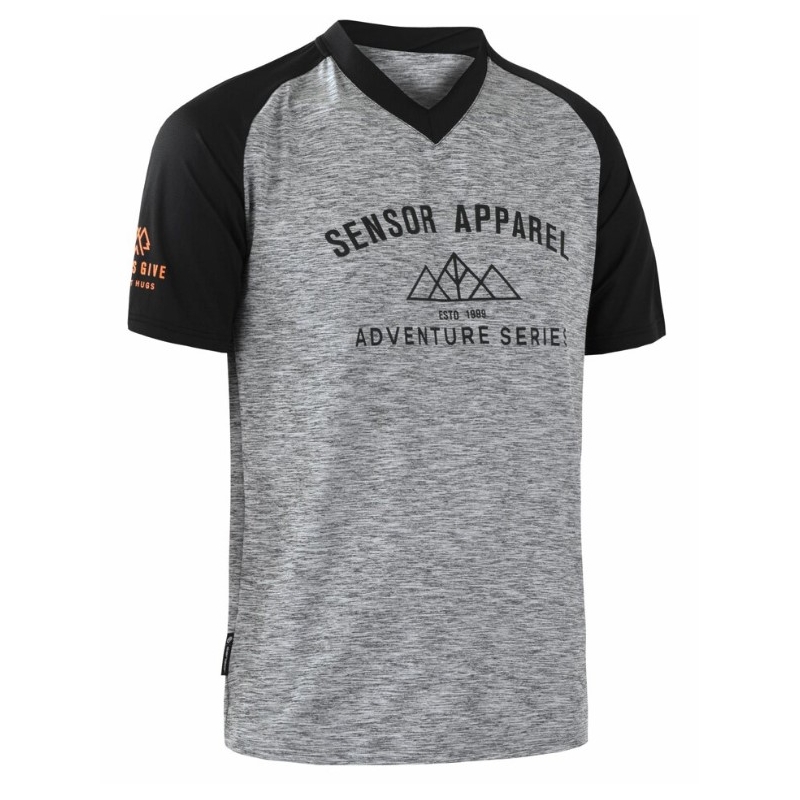 SENSOR CYKLO CHARGER maglia libera da uomo grigio/nero Saldi