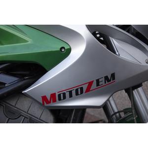 Adesivo logo MotoZem nero