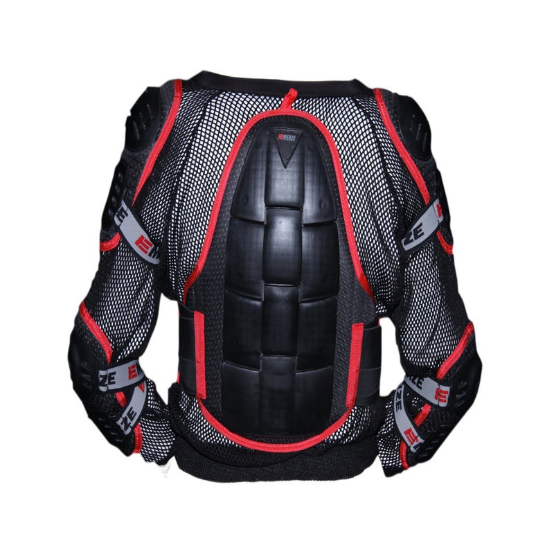 Protezione del corpo per bambini Emerze EM5 nero-rosso