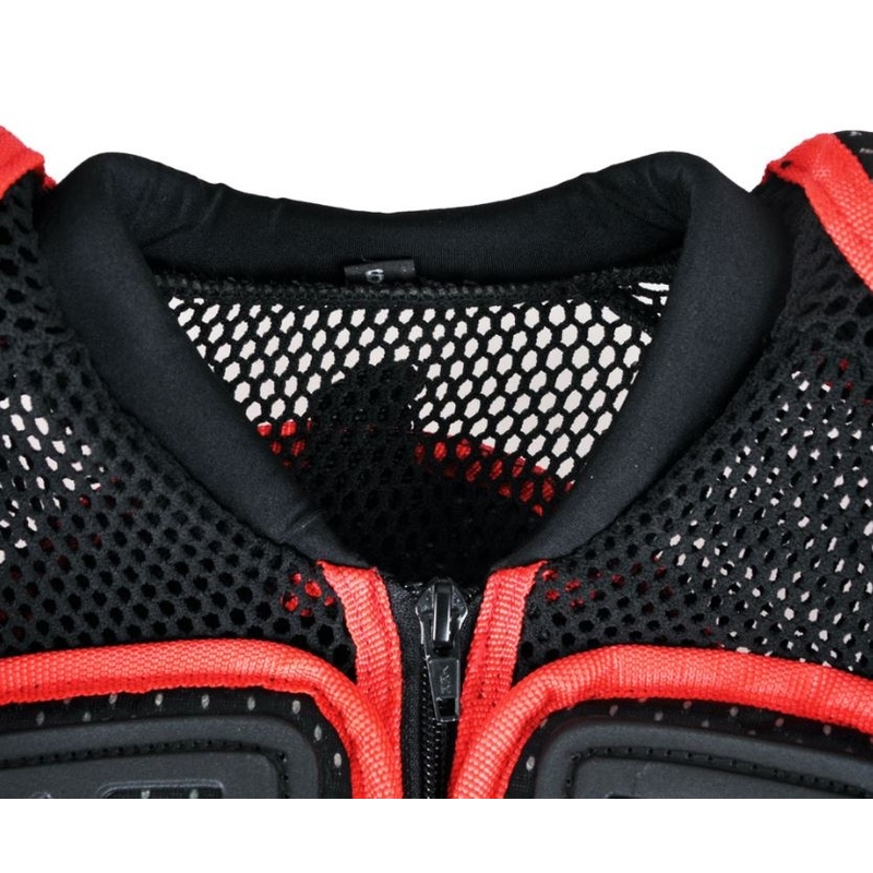 Protezione del corpo per bambini Emerze EM5 nero-rosso