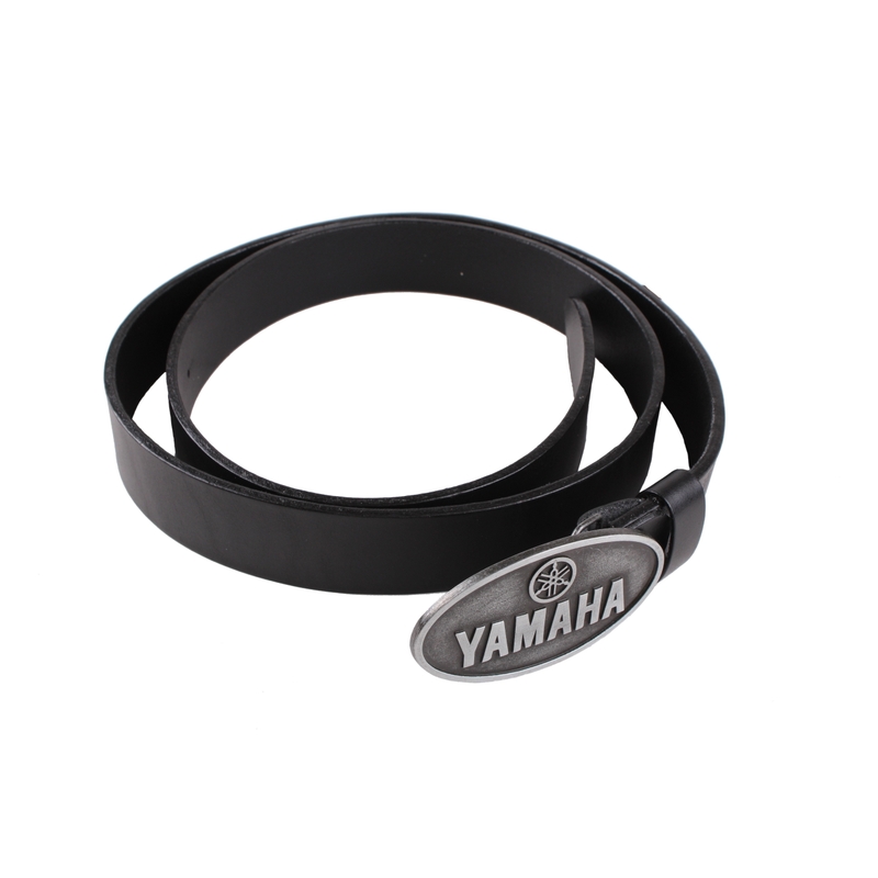 Cintura da moto in pelle con fibbia Yamaha