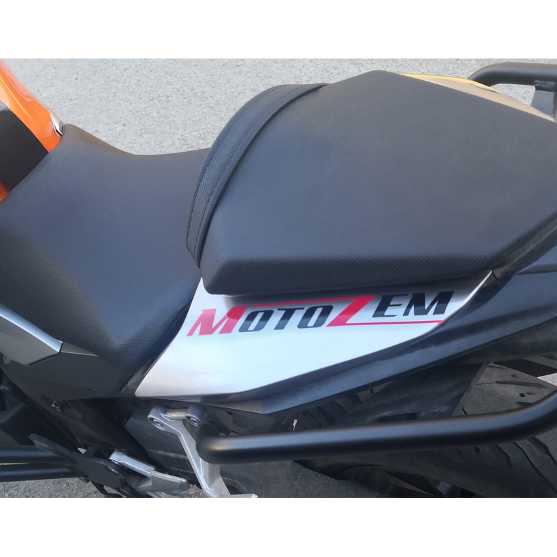 Adesivo logo MotoZem nero