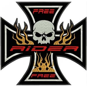 Patch Cross arancione - grande