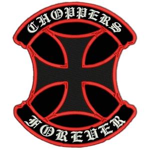 Patch Choppers scudo rosso - grande