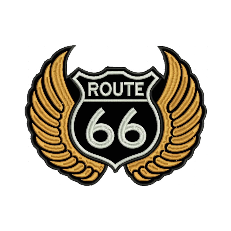 Patch Route ali arancione