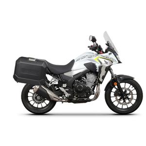 Kompletní sada bočních černých hliníkových kufrů SHAD TERRA BLACK 36L/36L , včetně montážní sady SHAD HONDA CB 500 X