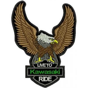 Eagle Live a Kawasaki patch