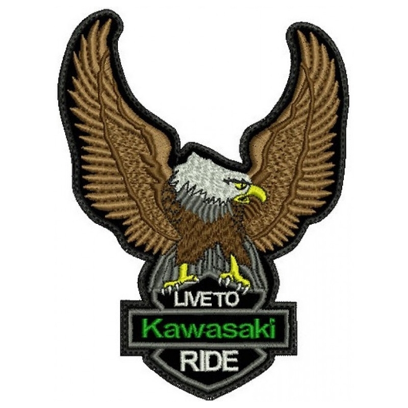Eagle Live a Kawasaki patch
