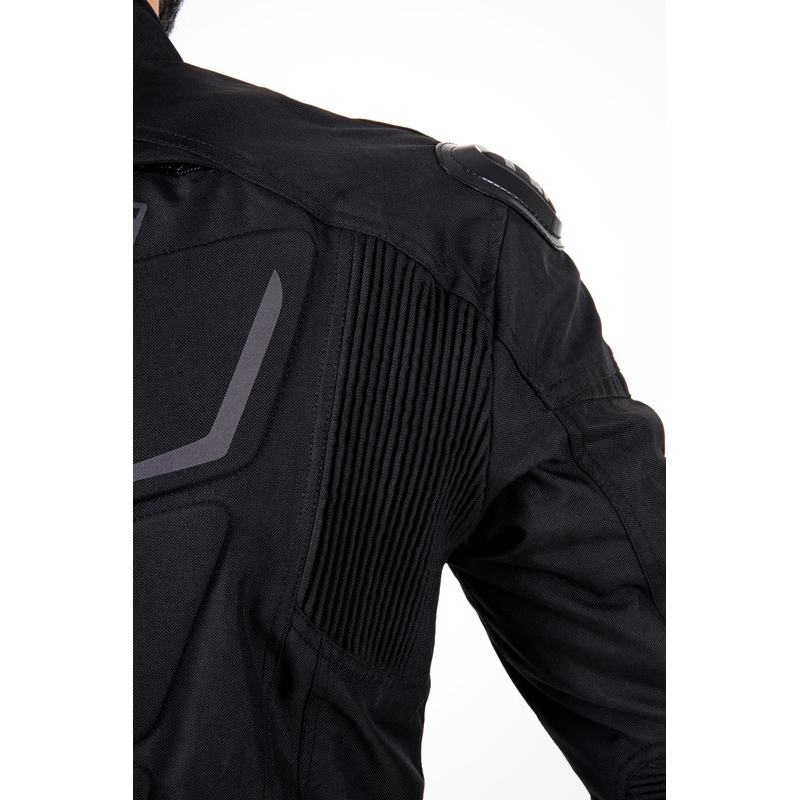 Giacca da moto Ozone Pulse nera-grigia