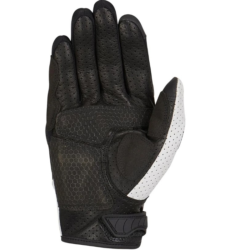 Guanti moto Furygan TD21 Vented bianco e nero