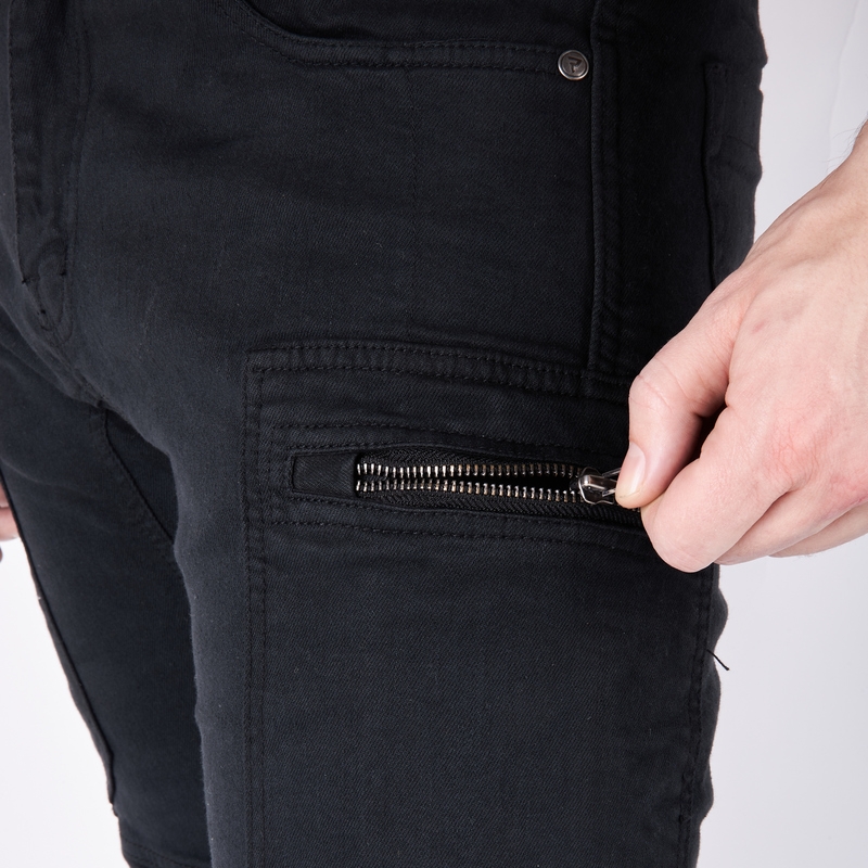 Jeans da moto Rebelhorn Urban III Nero