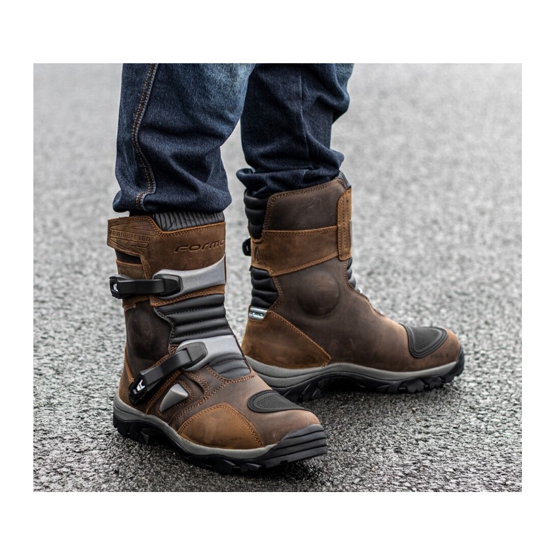 Scarpe Moto Forma Adventure Low WP marrone