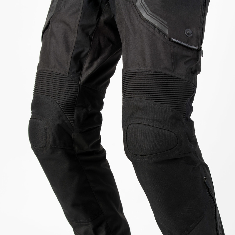 Pantaloni da moto neri Rebelhorn Borg Saldi